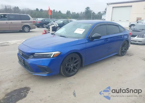 2023 Honda Civic Sport z USA, uszkodzony, nr VIN 2HGFE2F59PH545339